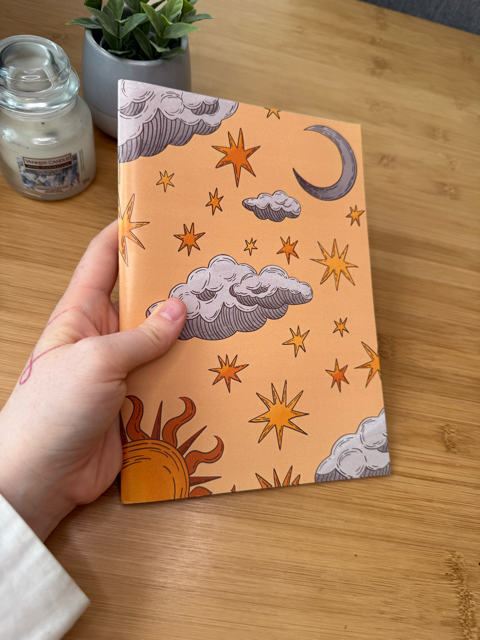 Sešit Slunce a Měsíc A5 | Trochu hezčí