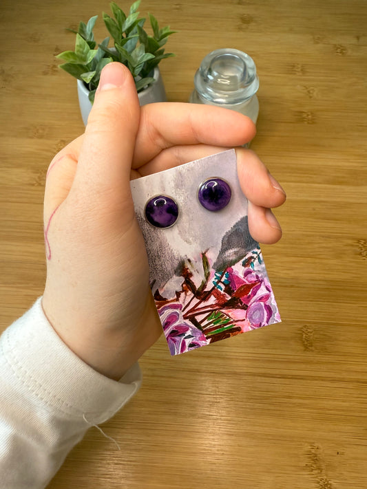 Náušnice kabošony různé druhy