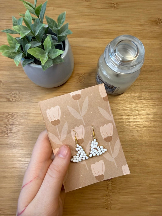 Náušnice korálkové