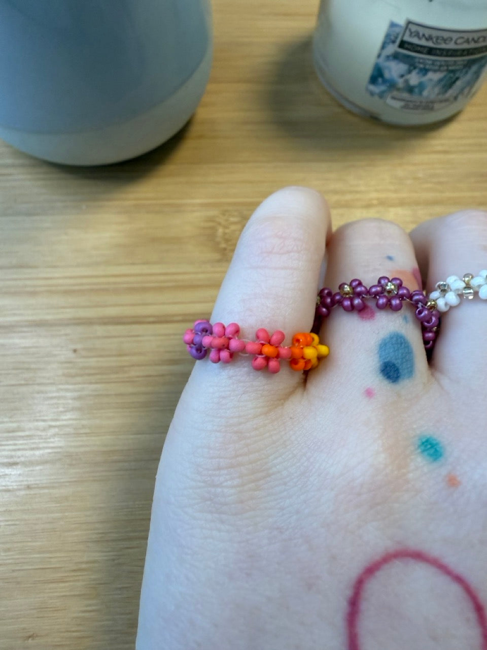 Prstýnek korálkový