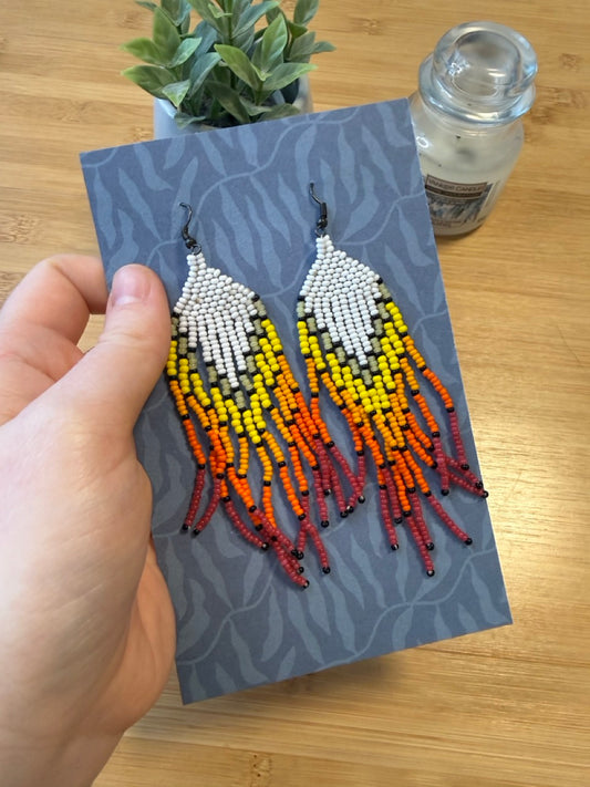 Korálkové náušnice